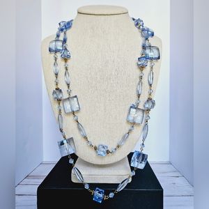 Blue Beaded Necklace